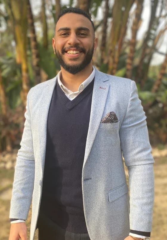 Yousef Mohamed, standing.